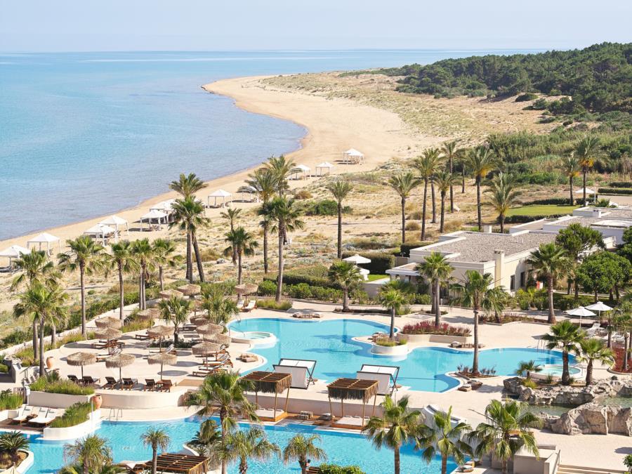 Grecotel Luxme Palms At Riviera Olympia & Aqua Park Лутра-Киллинис Экстерьер фото