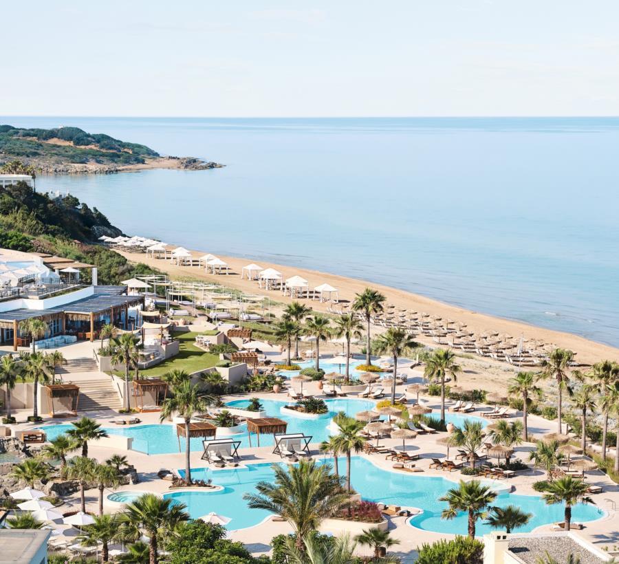 Grecotel Luxme Palms At Riviera Olympia & Aqua Park Лутра-Киллинис Экстерьер фото